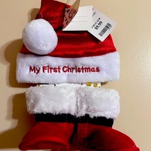 My first Christmas hat/boots